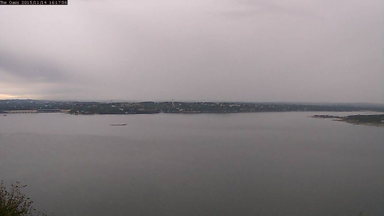 Lake Travis webcam, November 14, 2015 3:25 PM CT