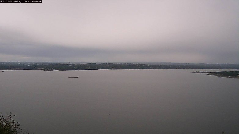 Lake Travis webcam, November 14, 2015 3:45 PM CT