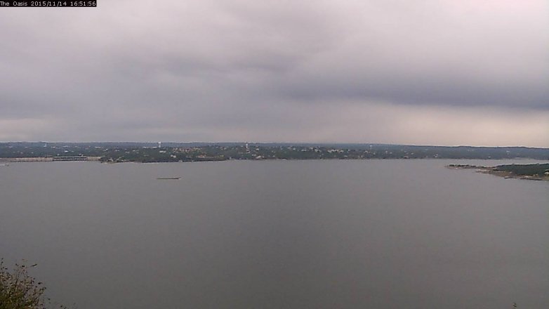 Lake Travis webcam, November 14, 2015 4:00 PM CT