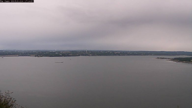 Lake Travis webcam, November 14, 2015 4:20 PM CT