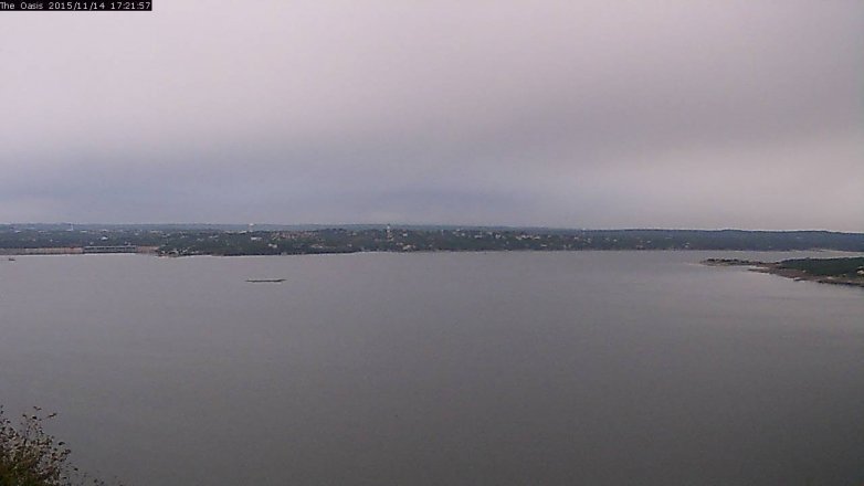 Lake Travis webcam, November 14, 2015 4:30 PM CT