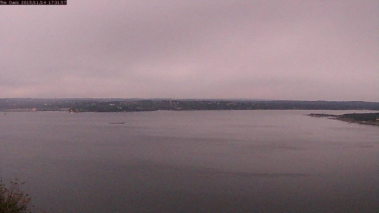 Lake Travis webcam, November 14, 2015 4:40 PM CT