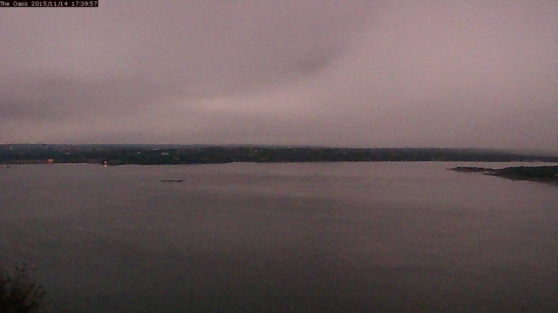 Lake Travis webcam, November 14, 2015 4:45 PM CT
