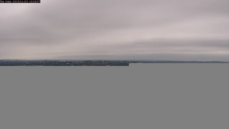 Lake Travis webcam, November 15, 2015 9:25 AM CT