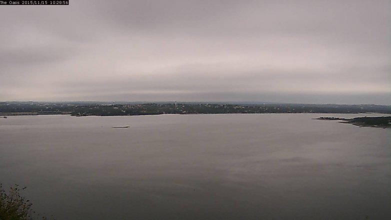 Lake Travis webcam, November 15, 2015 9:35 AM CT