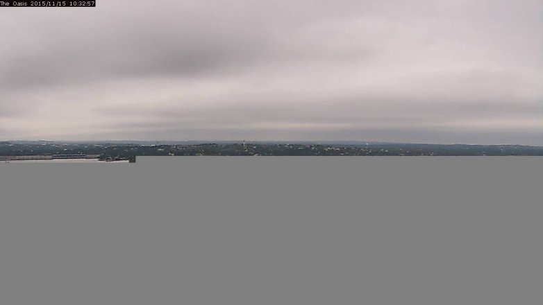 Lake Travis webcam, November 15, 2015 9:40 AM CT