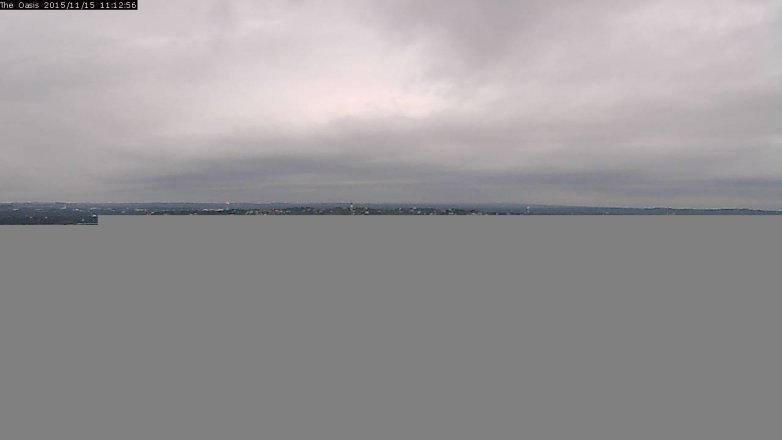 Lake Travis webcam, November 15, 2015 10:20 AM CT