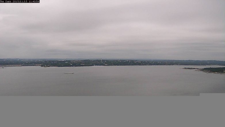 Lake Travis webcam, November 15, 2015 10:45 AM CT