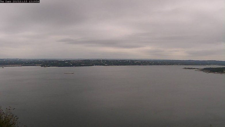 Lake Travis webcam, November 15, 2015 11:25 AM CT