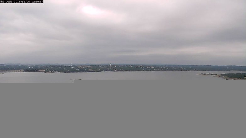 Lake Travis webcam, November 15, 2015 11:55 AM CT