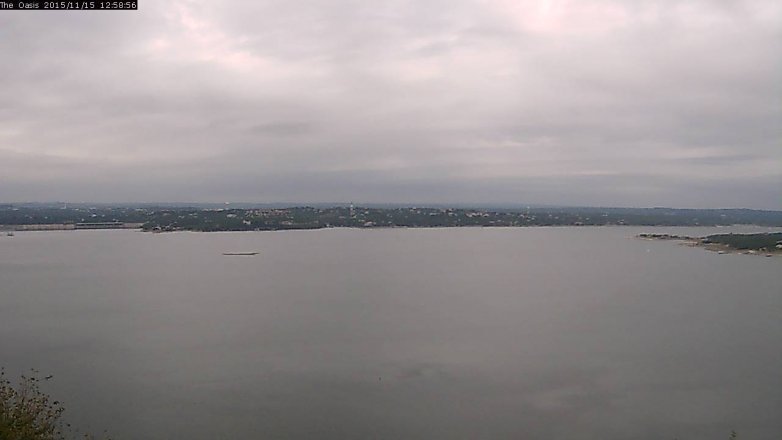 Lake Travis webcam, November 15, 2015 12:05 PM CT