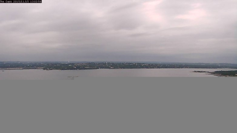 Lake Travis webcam, November 15, 2015 12:10 PM CT