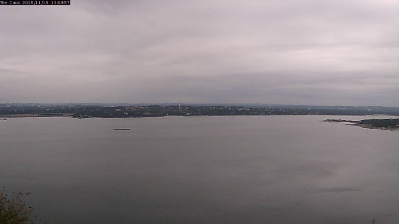 Lake Travis webcam, November 15, 2015 12:15 PM CT