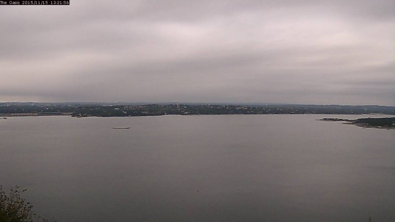 Lake Travis webcam, November 15, 2015 12:35 PM CT