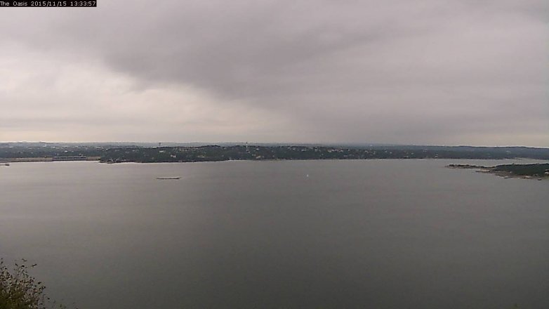 Lake Travis webcam, November 15, 2015 12:40 PM CT