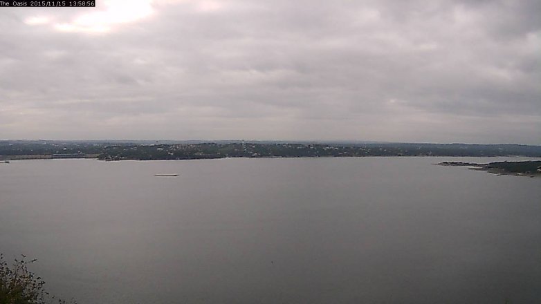 Lake Travis webcam, November 15, 2015 1:05 PM CT