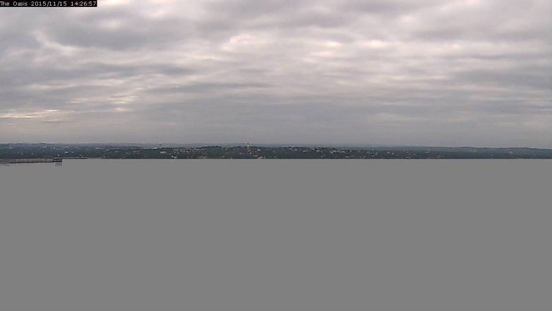 Lake Travis webcam, November 15, 2015 1:35 PM CT
