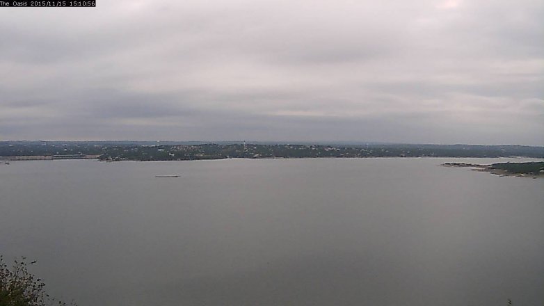 Lake Travis webcam, November 15, 2015 2:15 PM CT
