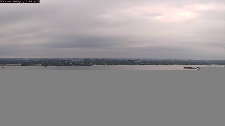 Lake Travis webcam, November 15, 2015 2:20 PM CT