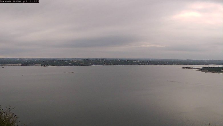 Lake Travis webcam, November 15, 2015 2:25 PM CT