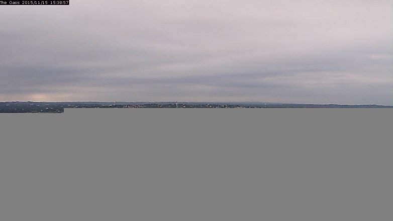 Lake Travis webcam, November 15, 2015 2:45 PM CT