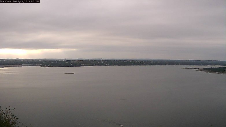 Lake Travis webcam, November 15, 2015 3:10 PM CT