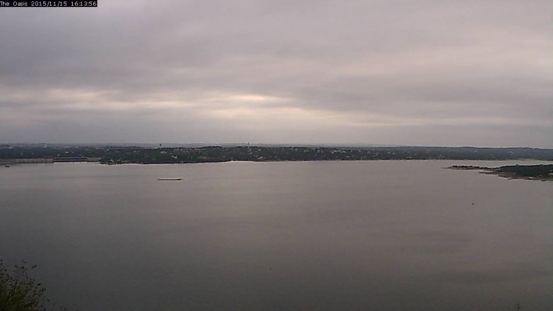 Lake Travis webcam, November 15, 2015 3:20 PM CT
