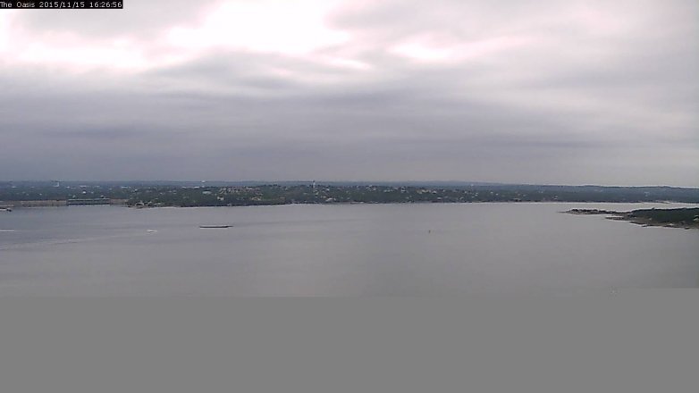 Lake Travis webcam, November 15, 2015 3:30 PM CT