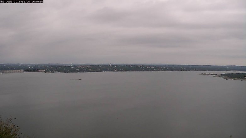 Lake Travis webcam, November 15, 2015 3:45 PM CT