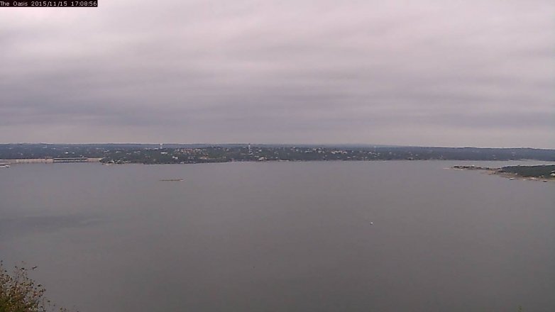 Lake Travis webcam, November 15, 2015 4:15 PM CT
