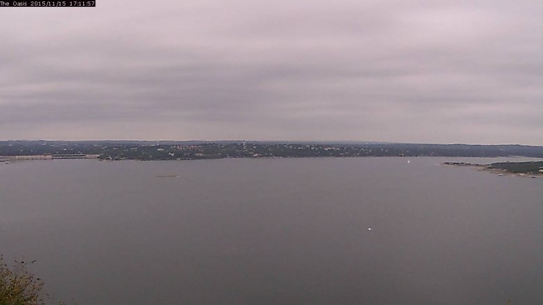 Lake Travis webcam, November 15, 2015 4:20 PM CT
