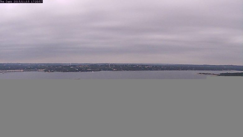 Lake Travis webcam, November 15, 2015 4:25 PM CT