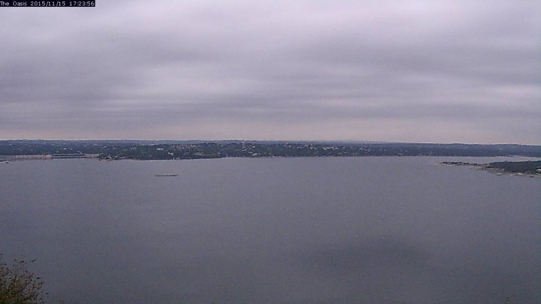 Lake Travis webcam, November 15, 2015 4:30 PM CT