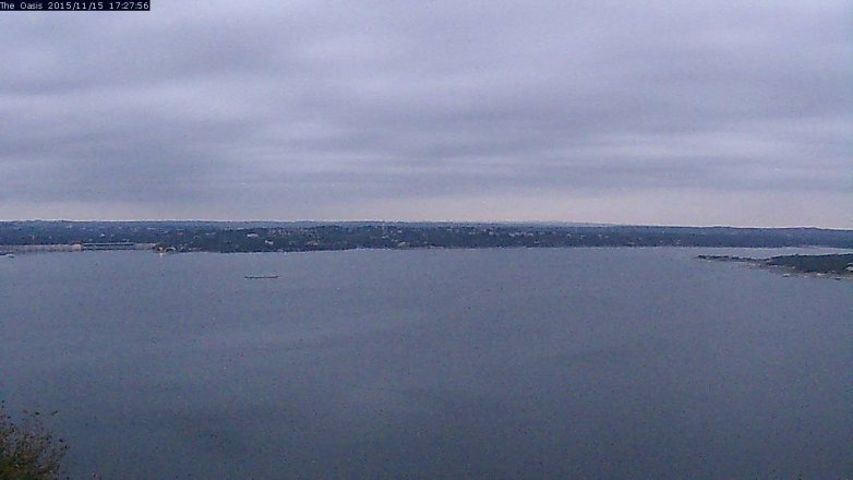 Lake Travis webcam, November 15, 2015 4:35 PM CT