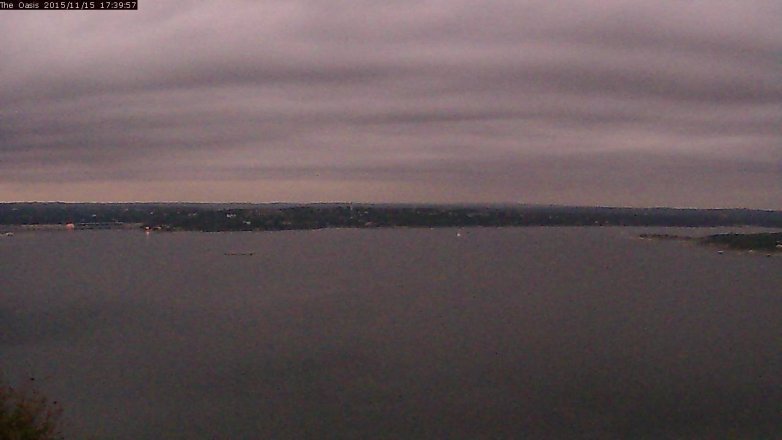 Lake Travis webcam, November 15, 2015 4:45 PM CT