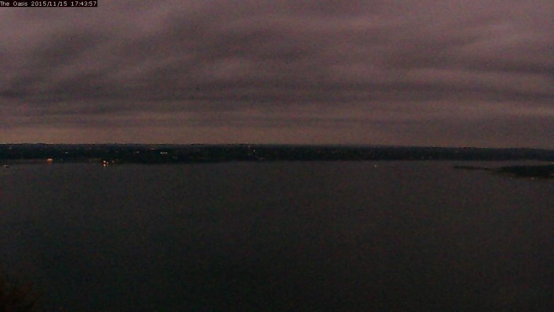 Lake Travis webcam, November 15, 2015 4:50 PM CT