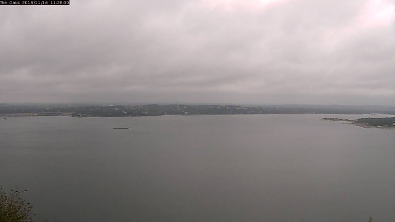 Lake Travis webcam, November 16, 2015 10:35 AM CT