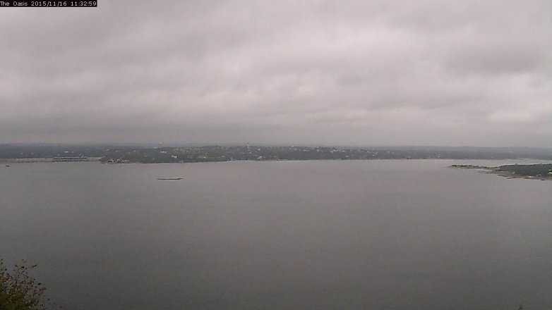 Lake Travis webcam, November 16, 2015 10:40 AM CT