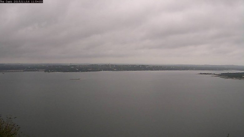 Lake Travis webcam, November 16, 2015 11:00 AM CT