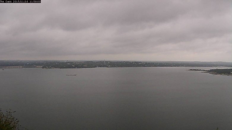 Lake Travis webcam, November 16, 2015 11:05 AM CT