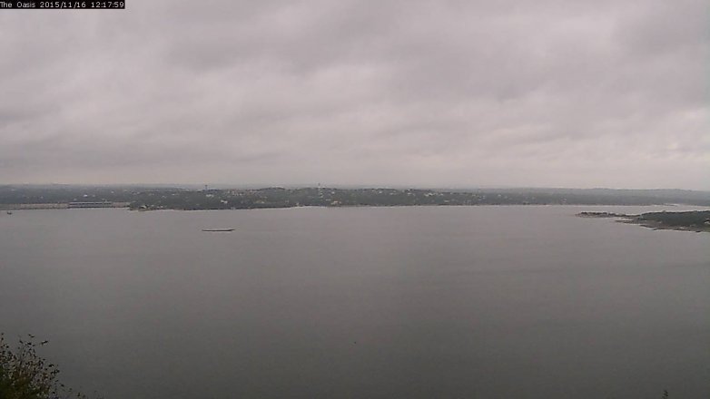 Lake Travis webcam, November 16, 2015 11:25 AM CT