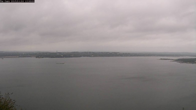 Lake Travis webcam, November 16, 2015 11:35 AM CT