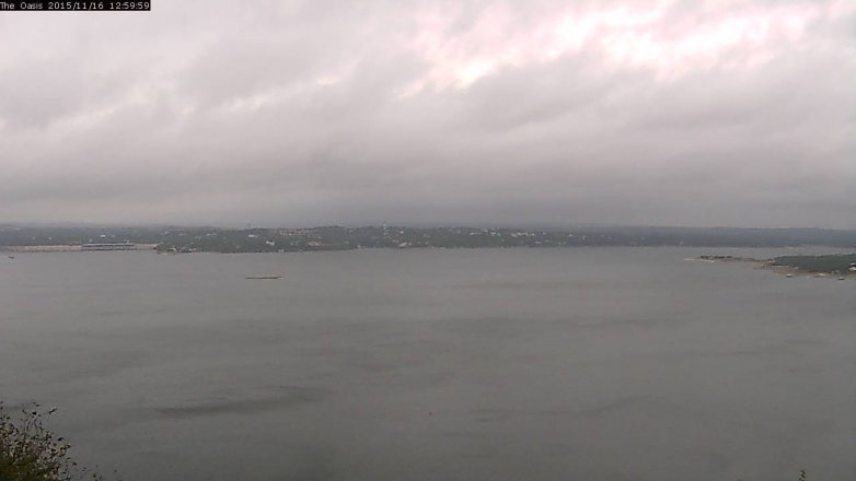 Lake Travis webcam, November 16, 2015 12:05 PM CT
