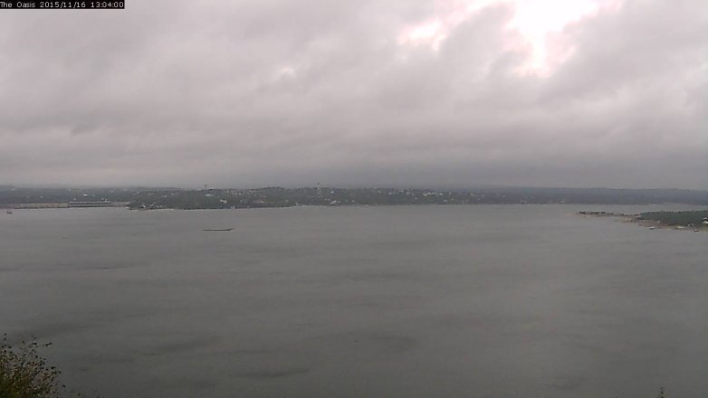 Lake Travis webcam, November 16, 2015 12:10 PM CT