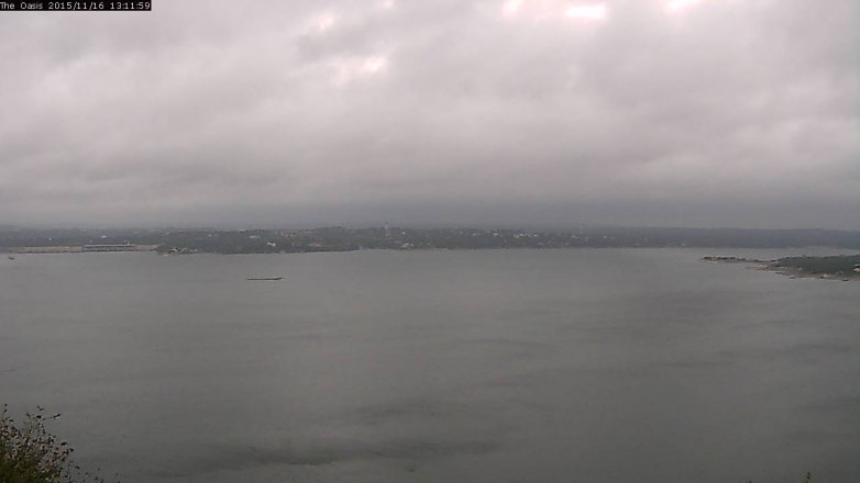Lake Travis webcam, November 16, 2015 12:20 PM CT