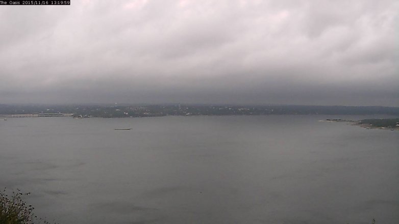 Lake Travis webcam, November 16, 2015 12:25 PM CT