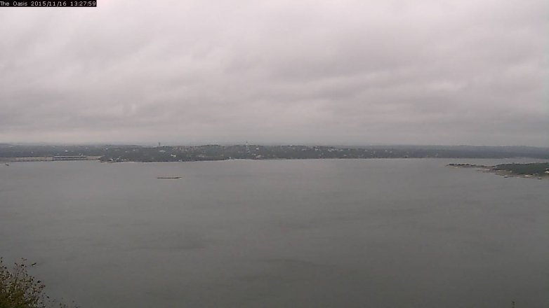 Lake Travis webcam, November 16, 2015 12:35 PM CT