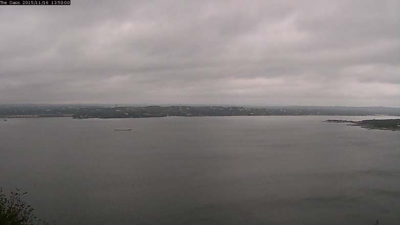 Lake Travis webcam, November 16, 2015 12:55 PM CT