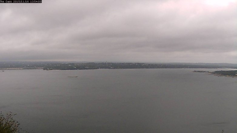 Lake Travis webcam, November 16, 2015 1:00 PM CT