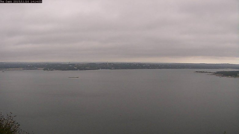 Lake Travis webcam, November 16, 2015 1:20 PM CT